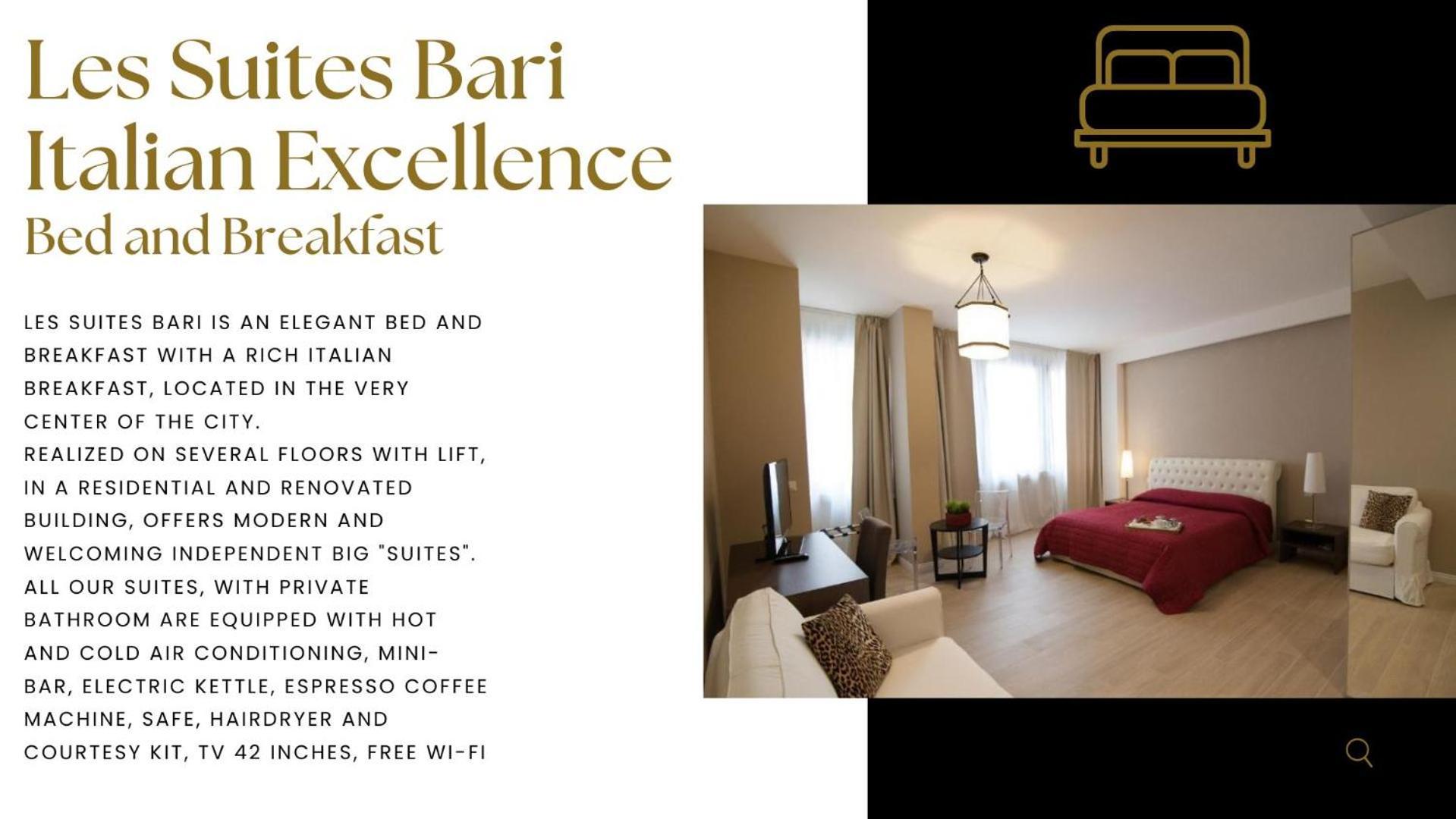 Les Suites Bari Italian Excellence Bed And Breakfast Εξωτερικό φωτογραφία